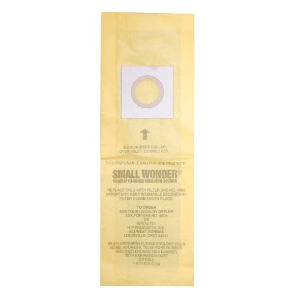 SAC VACUFLO RV,PQT 3 SMALL WONDER 5100 6460