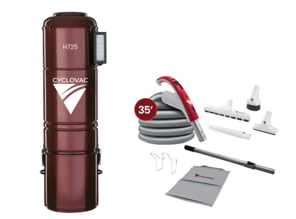 H725 - Hybride avec ensemble d'accessoires Super Luxe - 35 pi (10,67 m) - Avec ou sans recouvre boyau